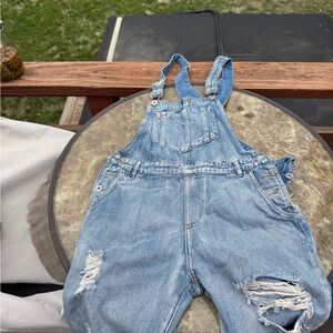 Honey Punch Blue Denim Fabric